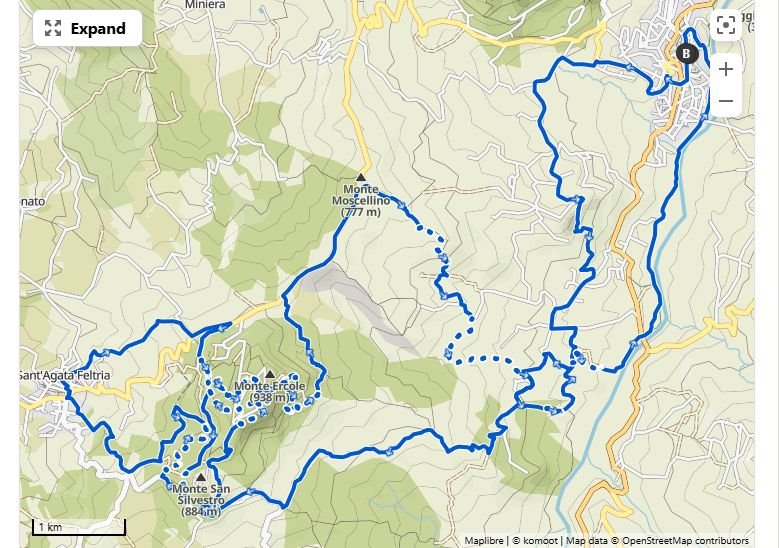mappa gran fondo 